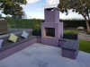 Outdoor Fire and Built in Seating