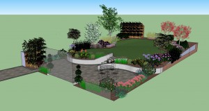 Visualisation Greystones Garden Design