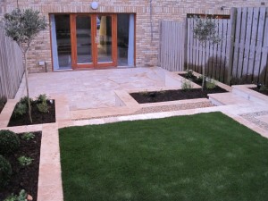 Small narrow garden design