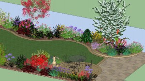 Garden Design Curvaceous Borders 