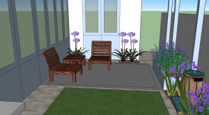 Contemporary Courtyard Garden Design